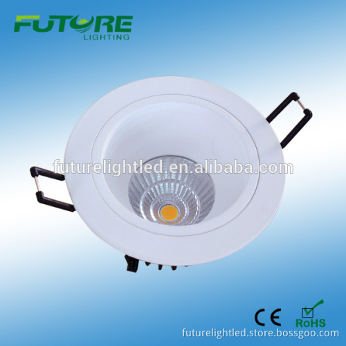 9W dimmable recessed led COB downlight 3 years warranty
